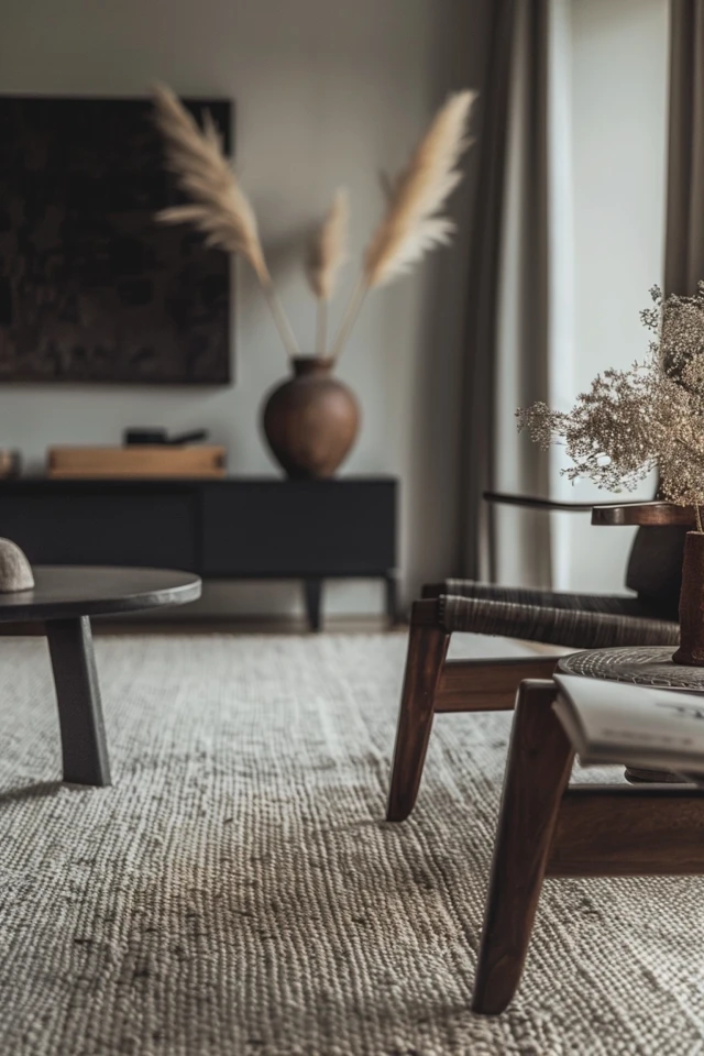 Dark Carpet Ideas for Living Rooms