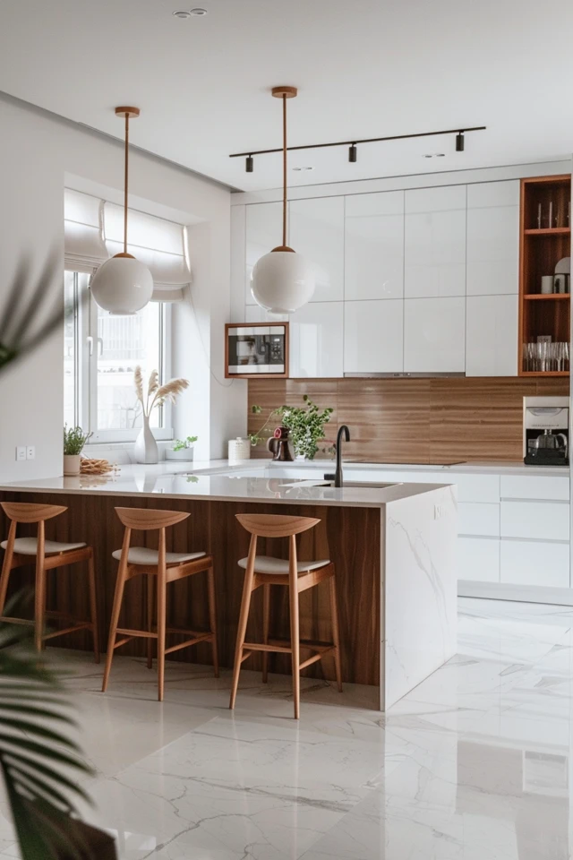 Brightening Up Your Space: Kitchen Floor Ideas with White Cabinets