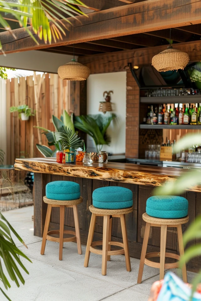 Tropical Charm: My Outdoor Tiki Bar Ideas Unveiled