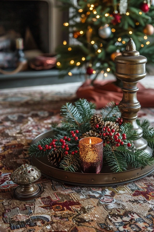 Vibrant Colors for Christmas Theme Rugs
