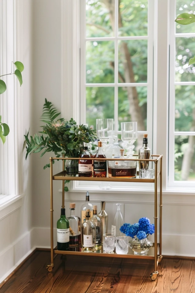5 Stylish Home Bar Cart Ideas - photo 2