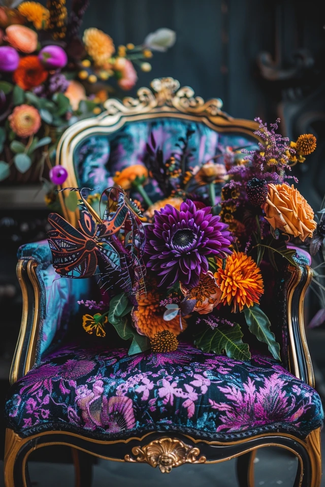 Elegant Chair Designs with a Halloween Theme