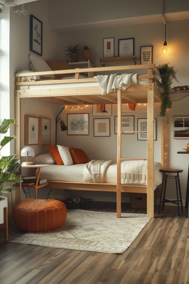 Elevate Your Space with Dorm Lofted Bed Ideas