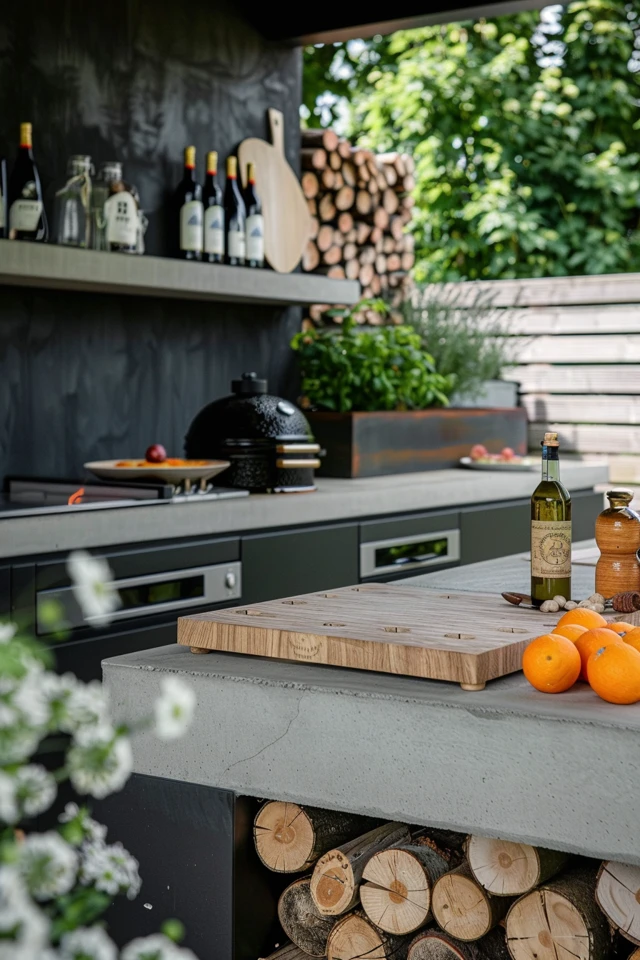 Layout with Bar and Corner Sink