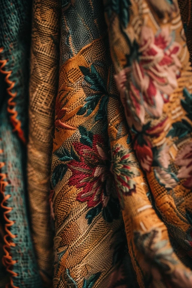Cotton Fabrics with Autumn Patterns