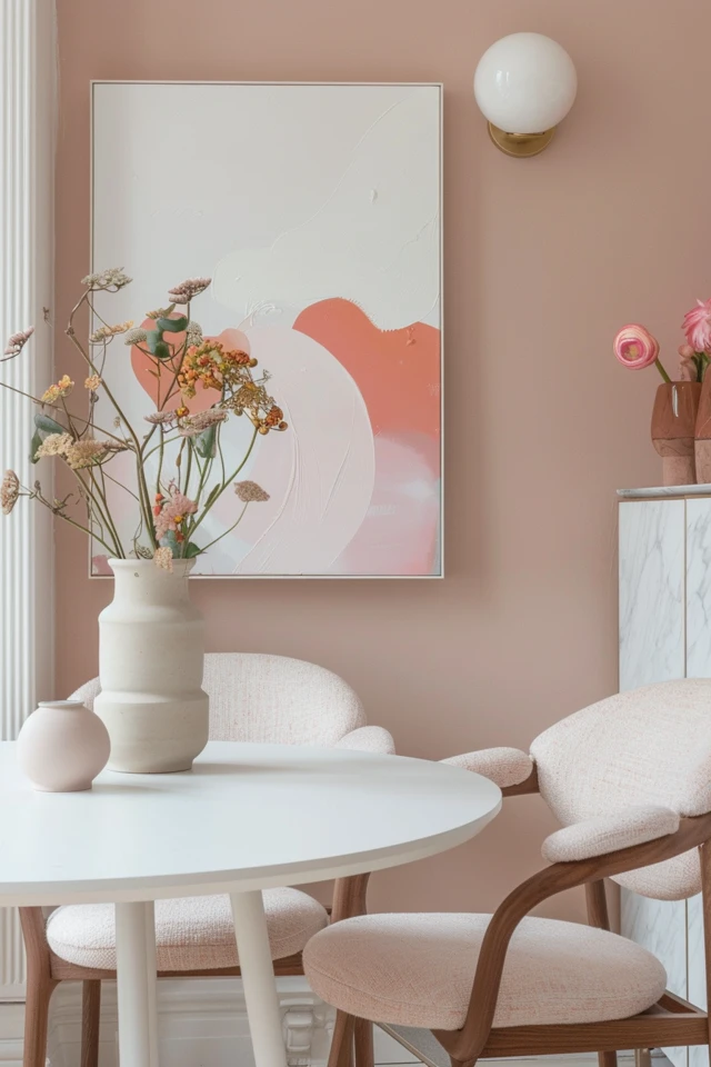 Pink Acrylic Painting Techniques