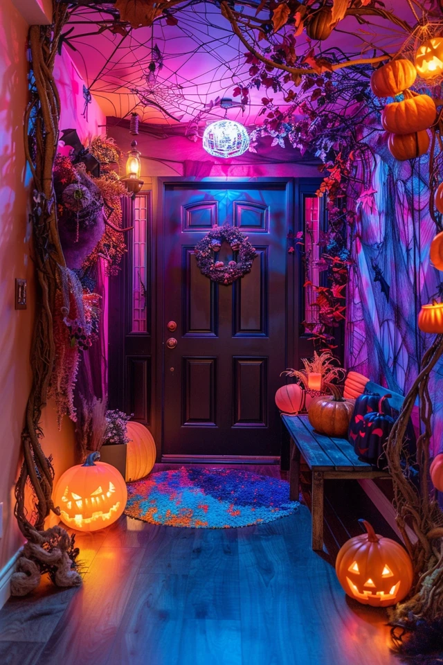Welcome Guests with a Halloween Negligée in Your Outdoor Corner