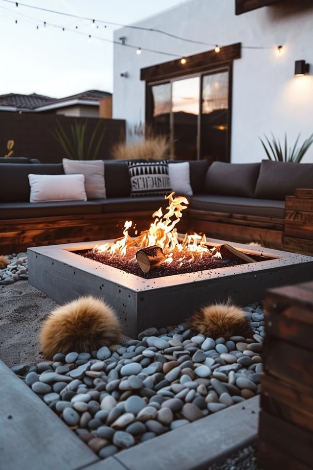 Warm Up Your Evenings: Rectangle Fire Pit Ideas