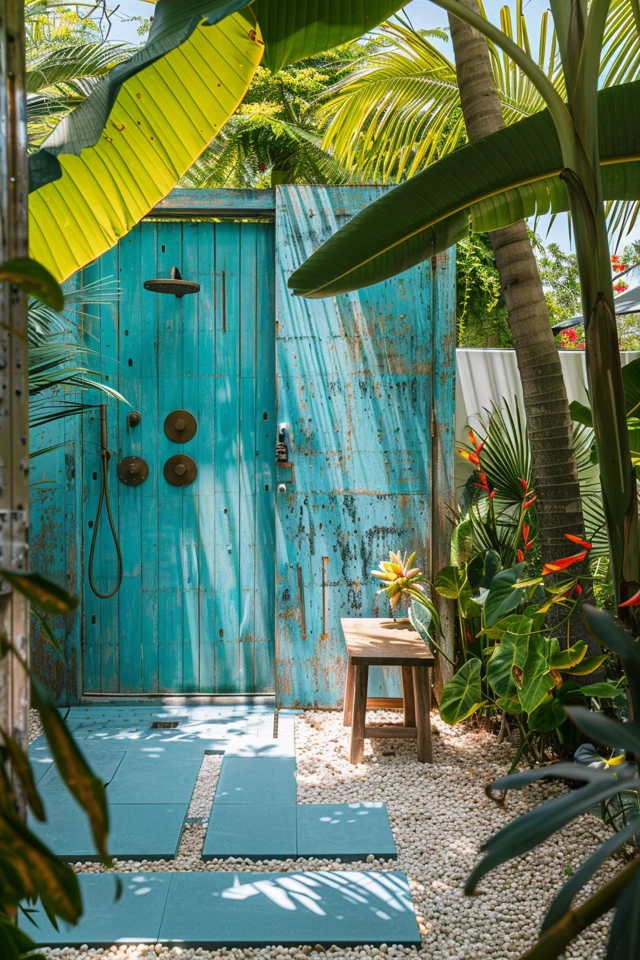 Chic Outdoor Shower Floor Ideas for Your Oasis