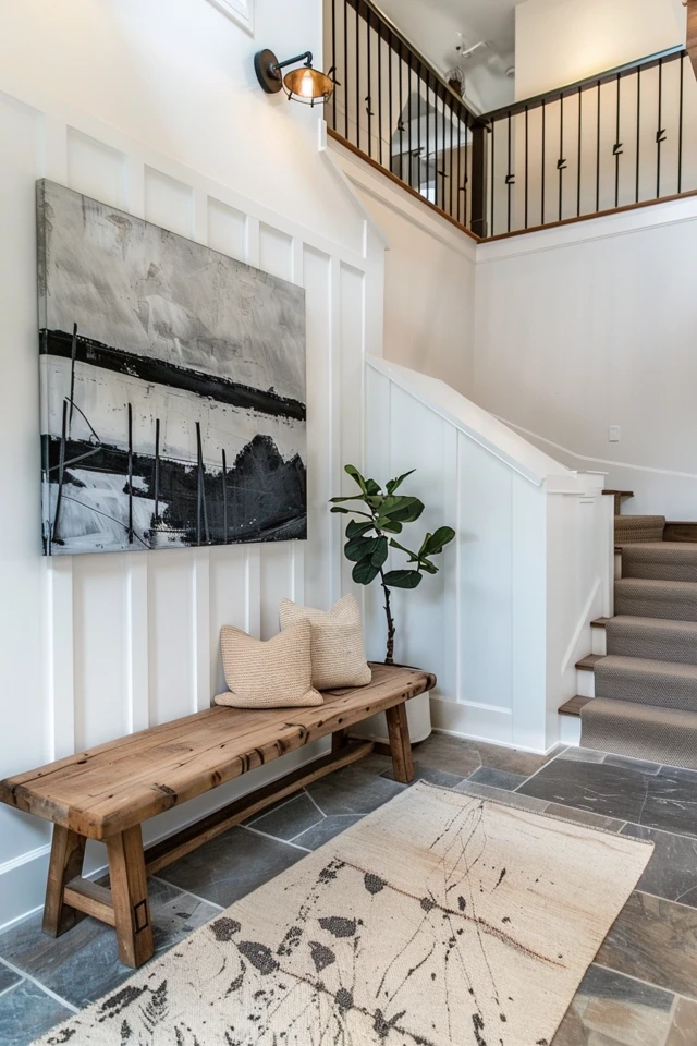Ideas for Two Story Foyer Wall Decor