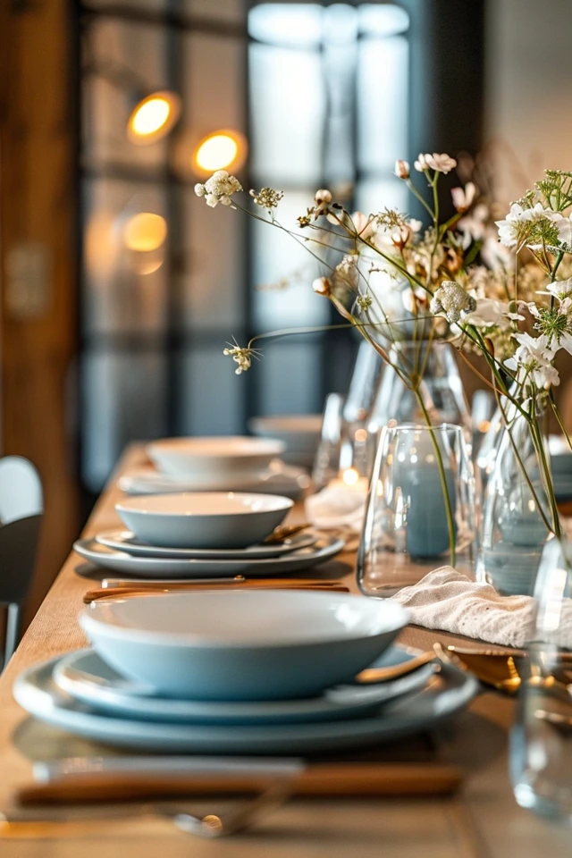 Elegant Blue Table Setting Ideas for Chic Dinners