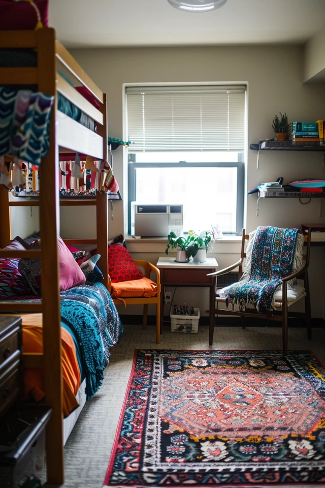 Maximize Space: Dorm Room Ideas Bunk Beds