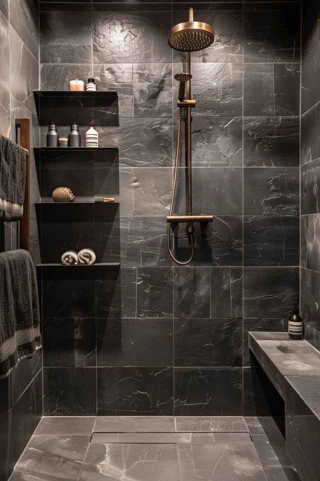 Black Tile Shower Ideas: Unleash Sleek Style