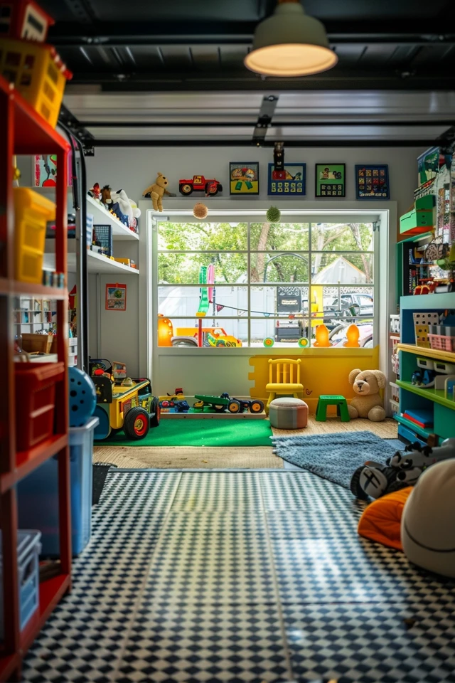 Garage Playroom Decor