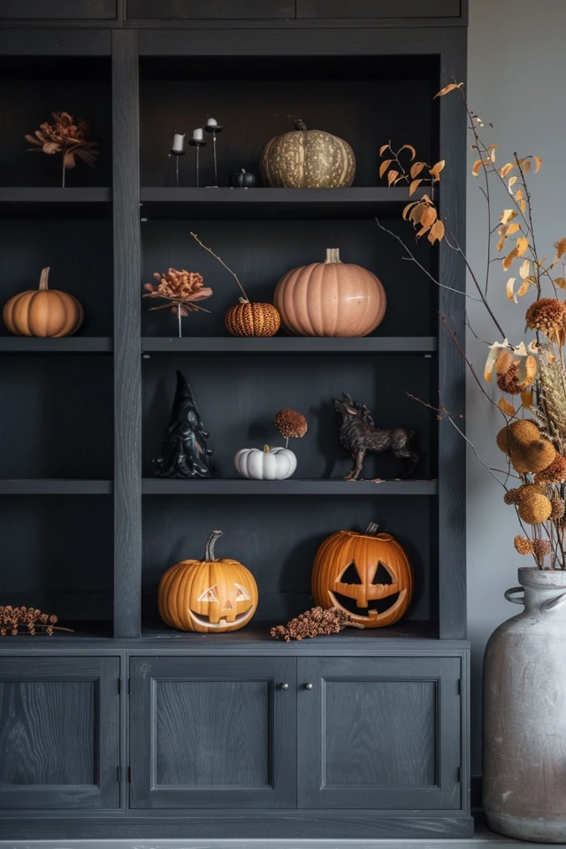 Spooky Halloween Shelf Ideas to Haunt Your Home