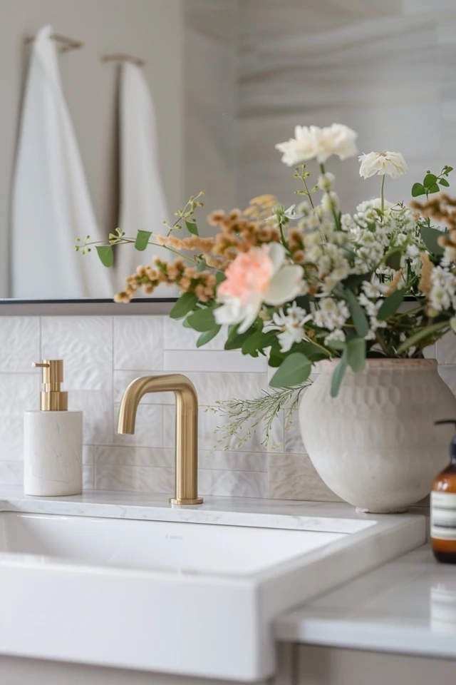 More Creative Powder Room Accent Wall Ideas