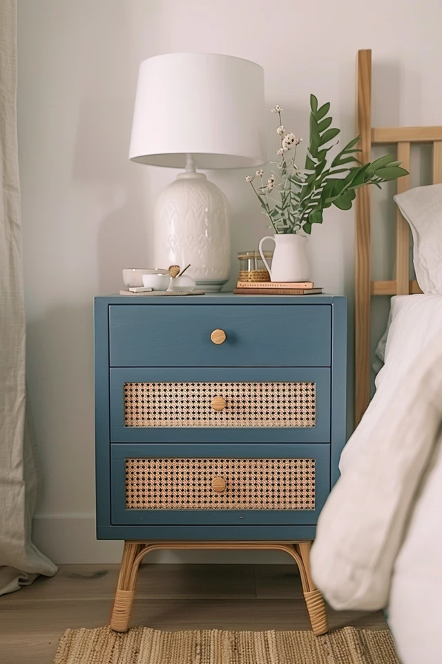 Chic Painted Nightstand Ideas for Bedroom Bliss