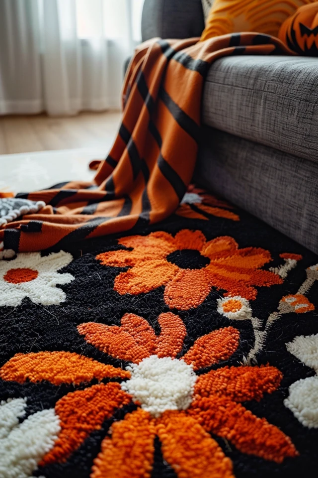 Cozy Up with Halloween Theme Rugs and Carpets