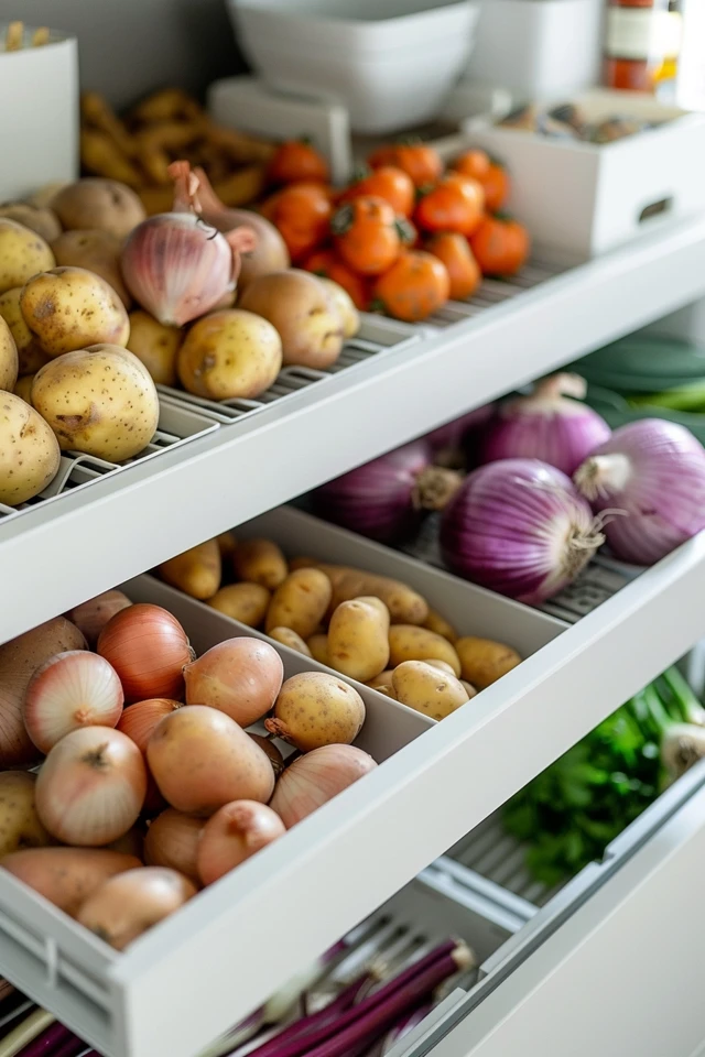 Optimal Storage Spaces for Onions