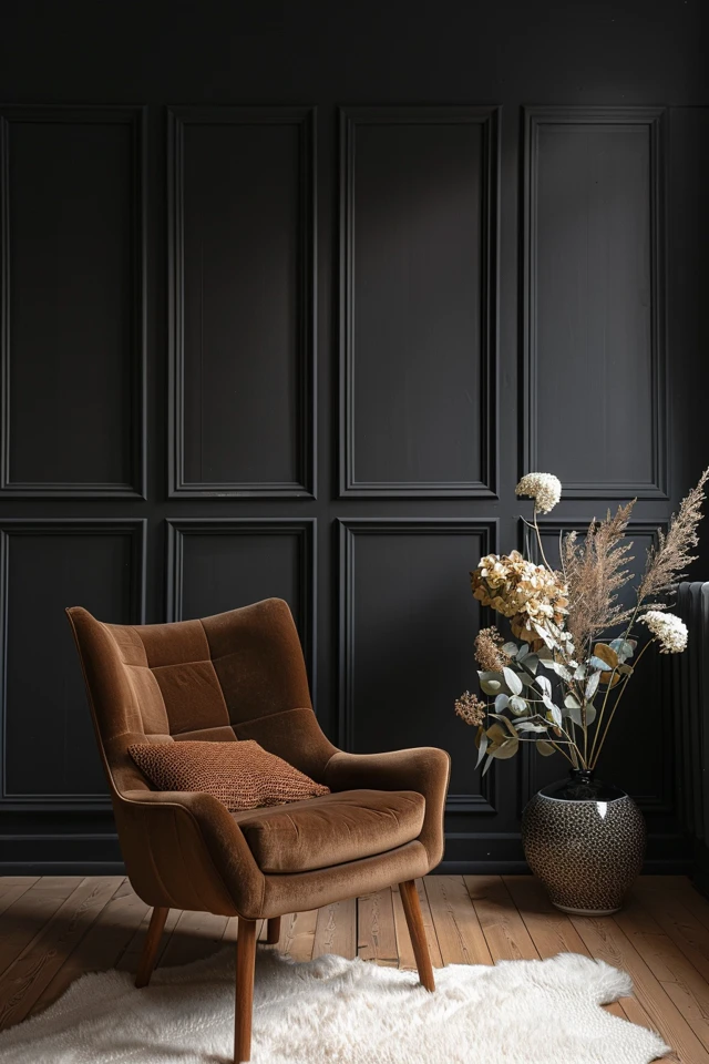 Black Wall Paneling Ideas for Chic Home Decor