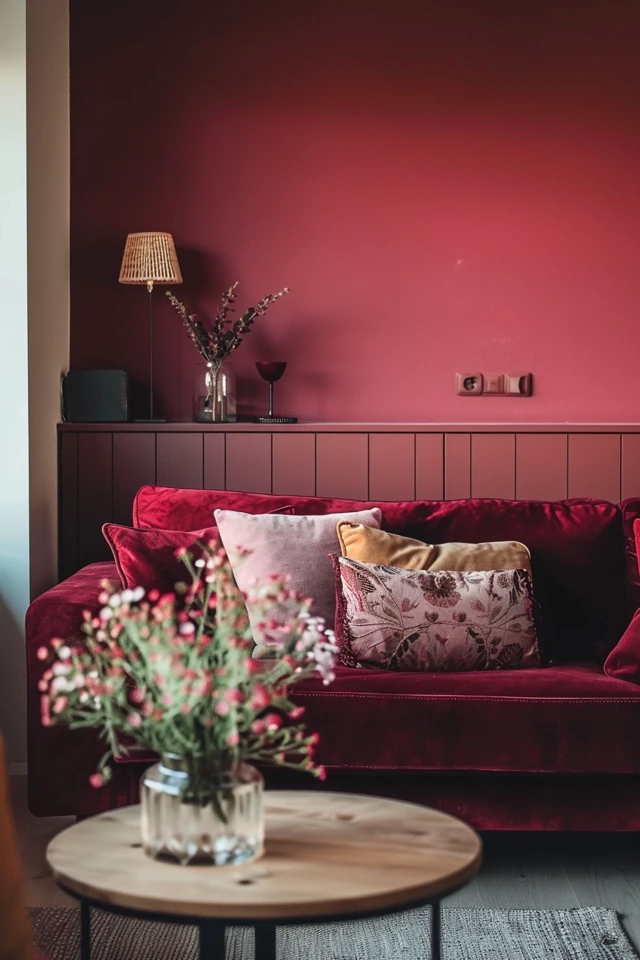 Cozy Burgundy Living Room Ideas I Love Sharing