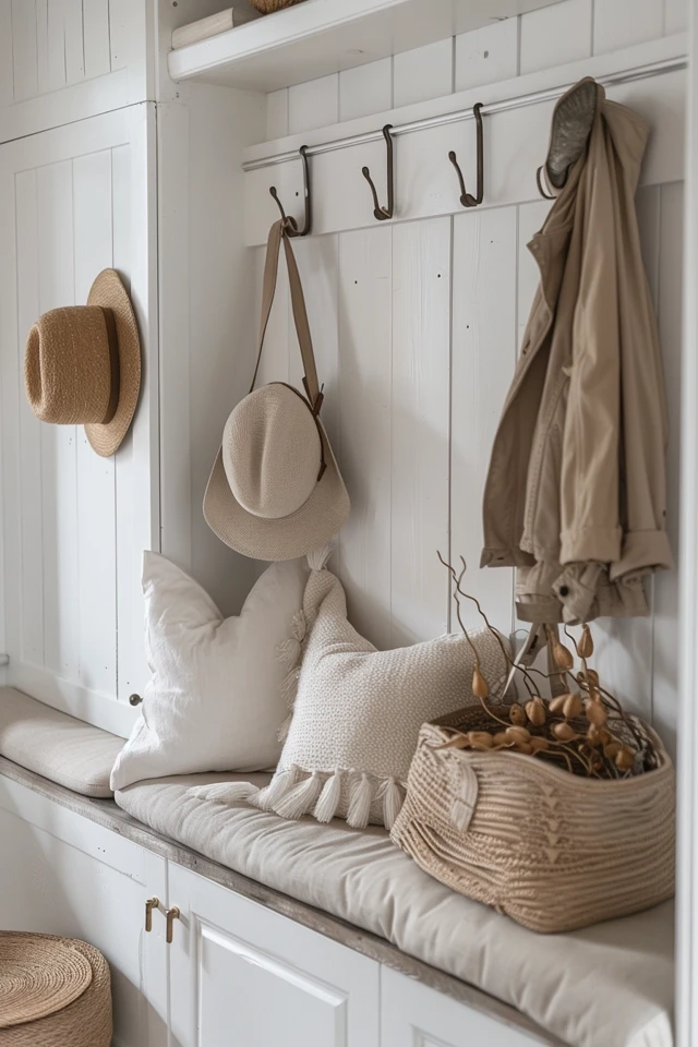 Creative Mudroom Hook Ideas for Organized Entryways