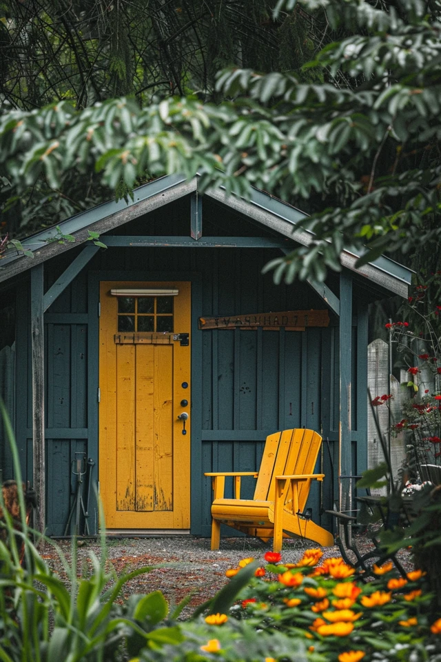 Vibrant Shed Color Ideas to Brighten Your Yard