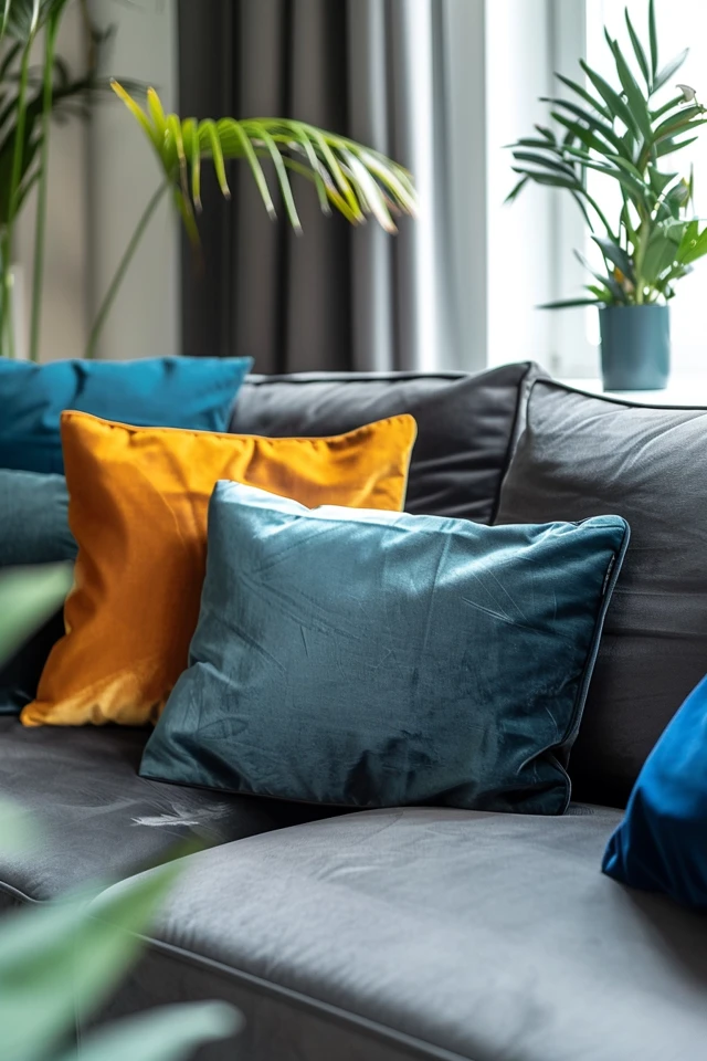 Dark Grey Couch Pillow Ideas for Stylish Comfort