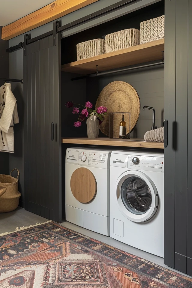 Stylish Laundry Room Doors Ideas to Elevate Decor