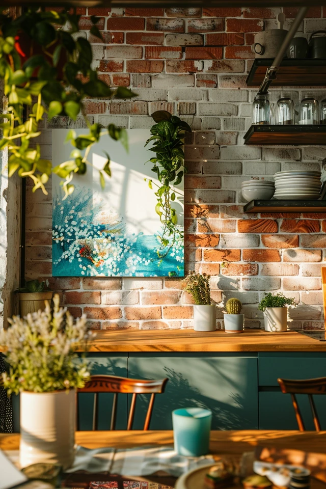 Minimalist Elegance: Opting for White Painted Brick Walls