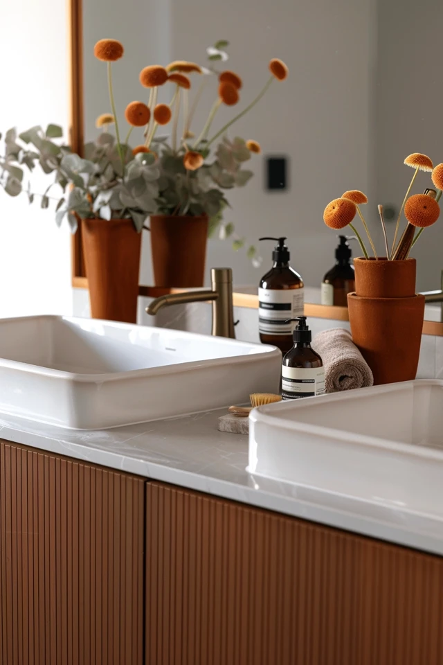 Dual Sink Bliss: Separate Vanities Bathroom Inspo