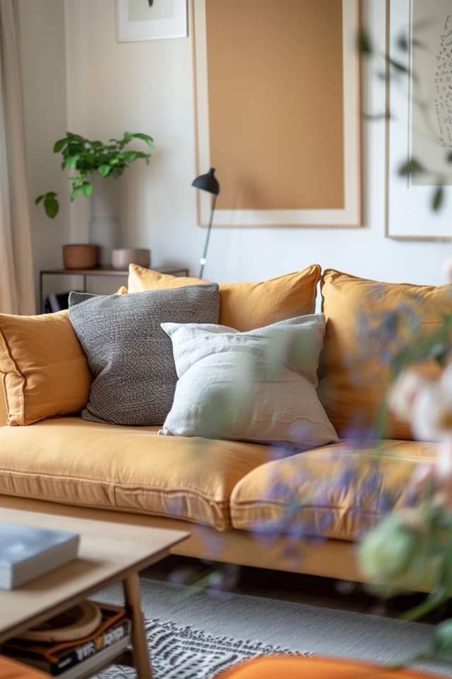 How to Decorate with a Camel Sofa