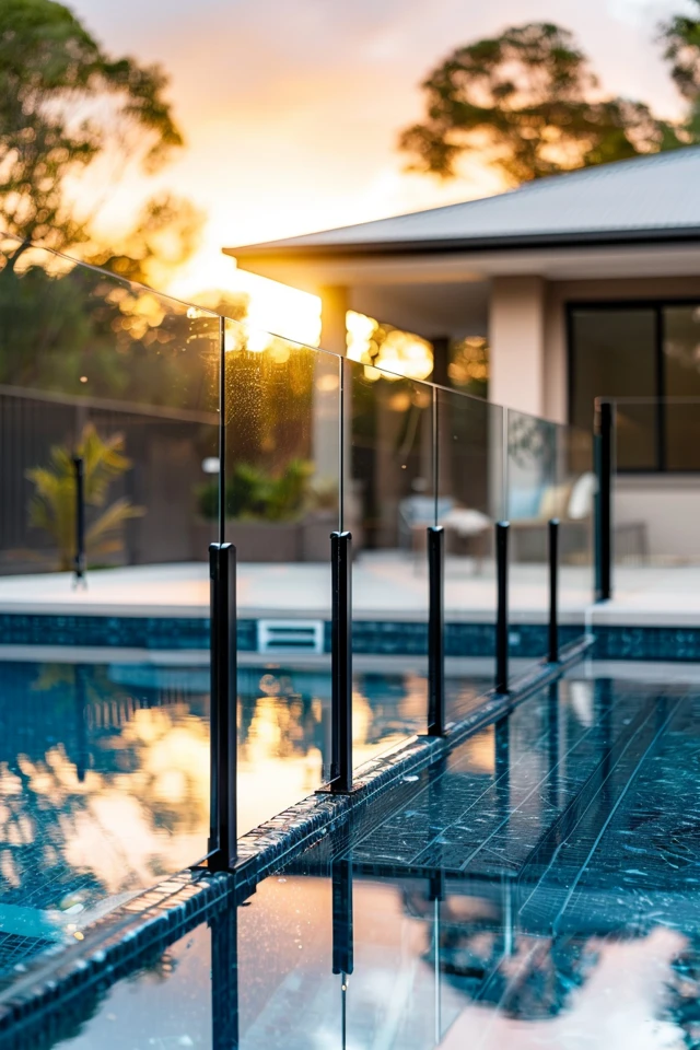 Wooden Pool Fence Ideas