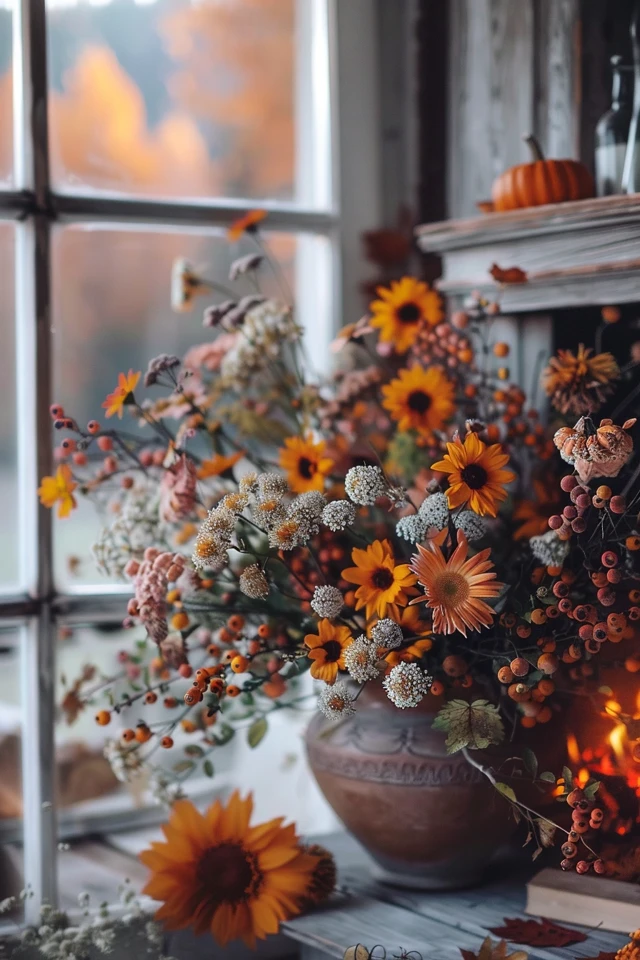 Autumn Fireplaces: Cozy and Stylish