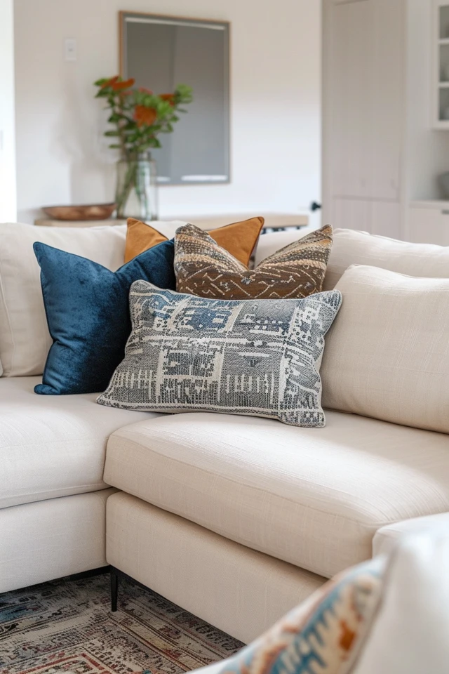 Creating a Cozy and Stylish Living Room Layout with a Beige Sectional