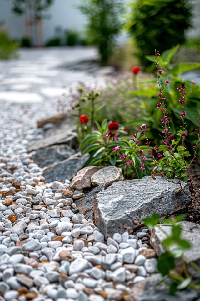 Incorporating Rocks and Mulch in Your Landscape