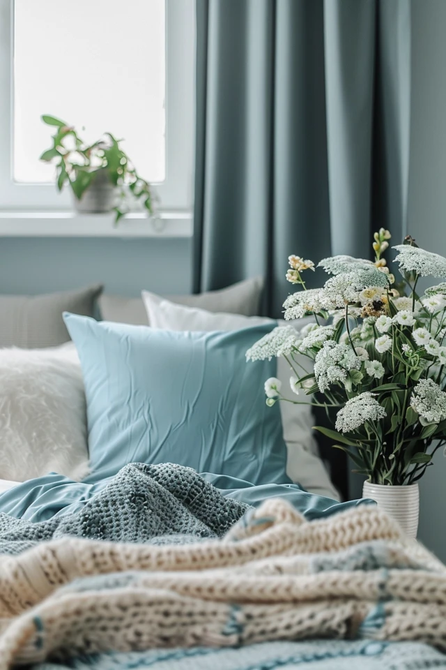 Soothing Blue and Gray Bedroom Ideas for a Calm Oasis