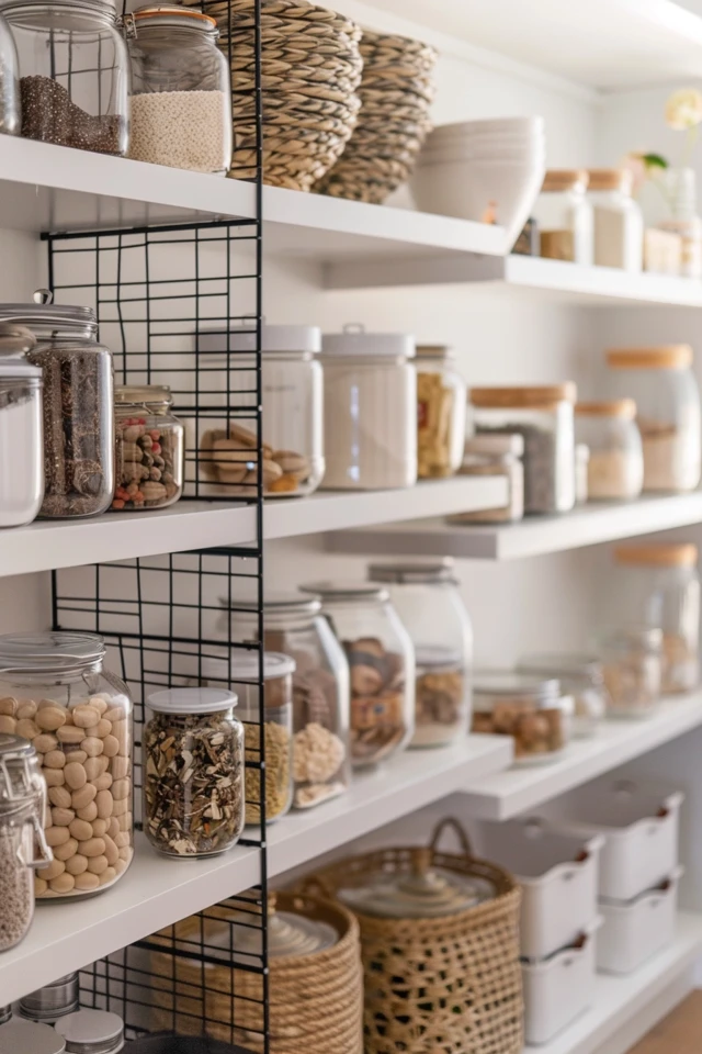 Maximizing Space with Wire Shelf Pantry Organization