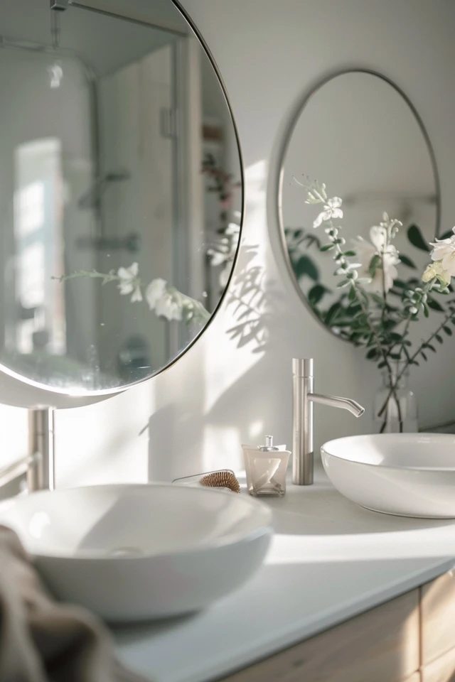 Double Vanity Mirror Ideas for Chic Bathrooms