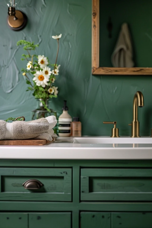Green Vanity Bathroom Ideas: Eco-Chic Designs