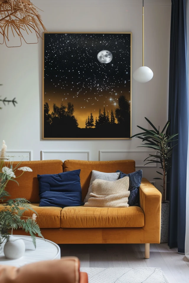 DIY Night Sky Poster Project and Beautiful Constellation Artwork