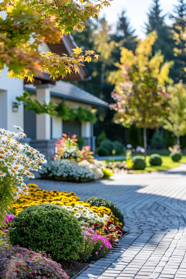 Concrete Driveway Landscaping