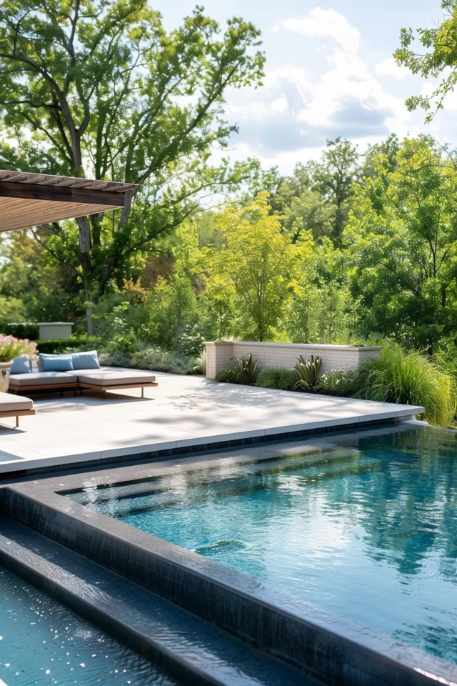 Landscaping for Above Ground Pool Privacy