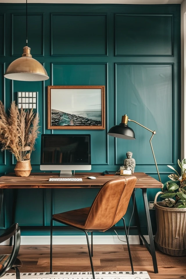 Inspiring Home Office Accent Wall Ideas to Transform