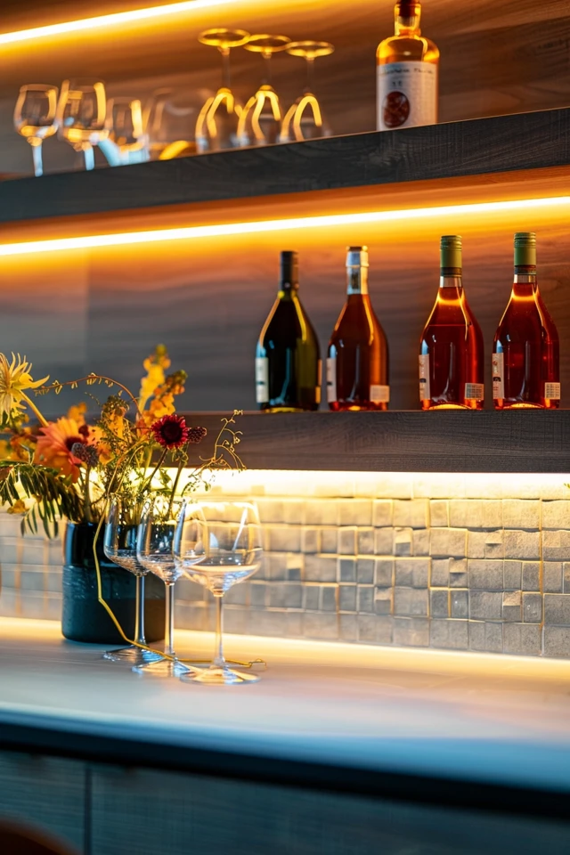 Creating the Perfect Basement Bar Backsplash