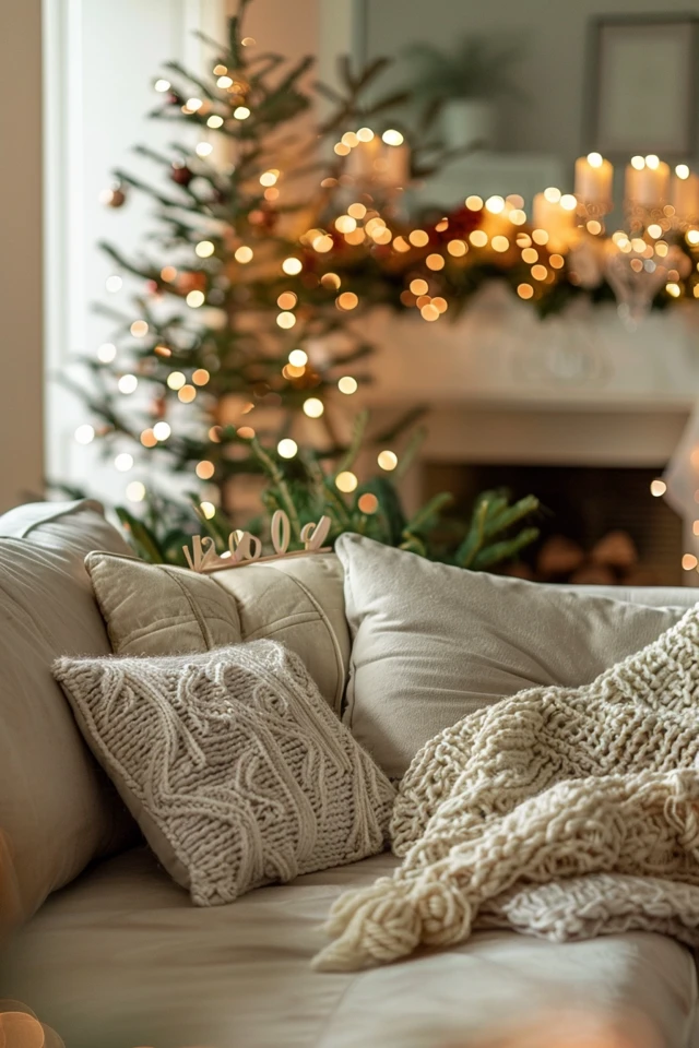 Enhancing the Focal Points with Christmas Mirrors