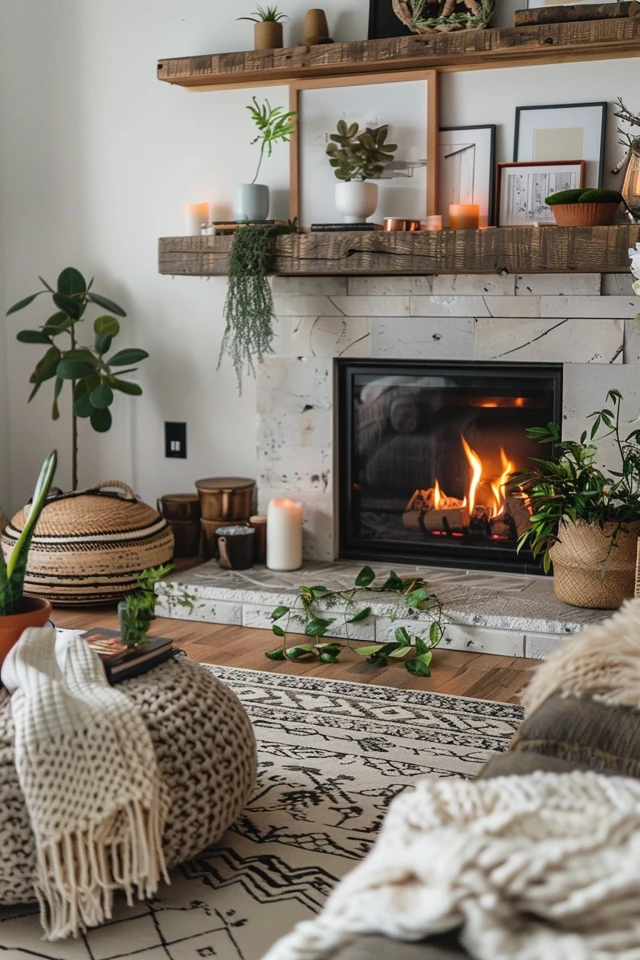 Rustic Fireplace Sconces for Cozy Charm