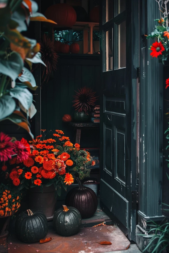 Halloween Decor for the Front Porch and Living Space