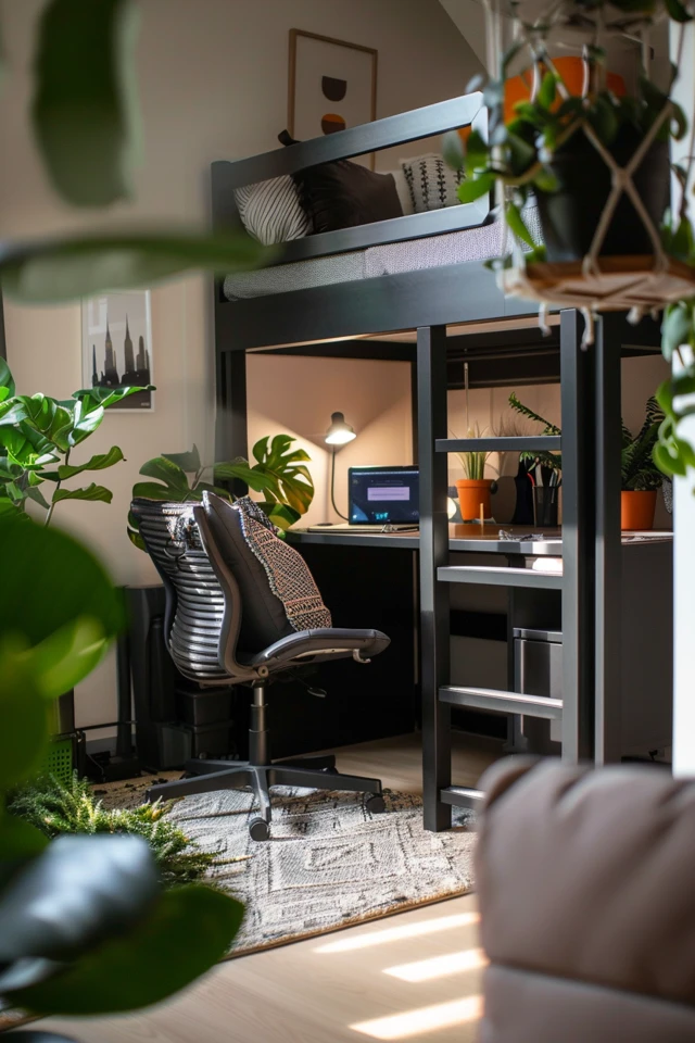 Black Dorm Room Ideas for a Chic College Space
