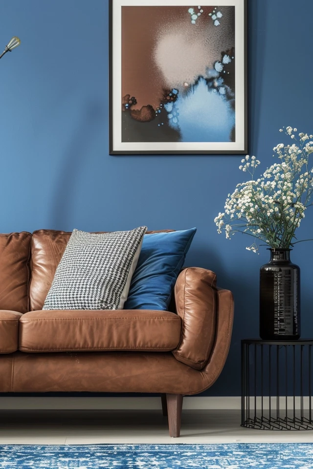 Blue and Brown Living Room Ideas | Stylish Tips